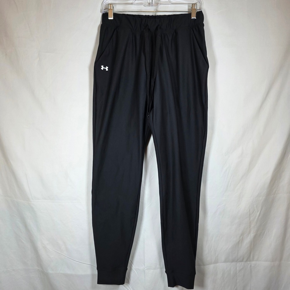 Under Armour Sportstyle Joggers Mens Small Black 1328870 Athletic Pants